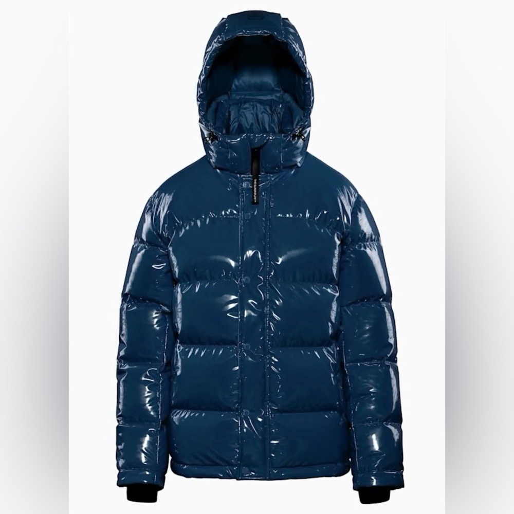 Aritzia SuperPuff High Gloss Teal